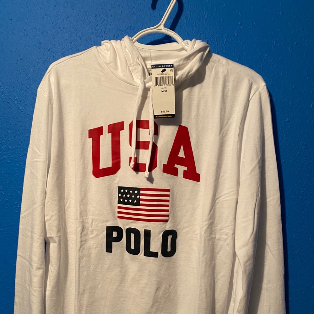 USA Polo By Ralph Lauren White Shirt